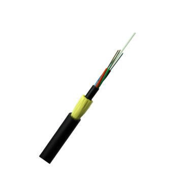 Manufacturing price optical fiber cable adss aertial fiber optic cable 24 core with AT or PE jacket